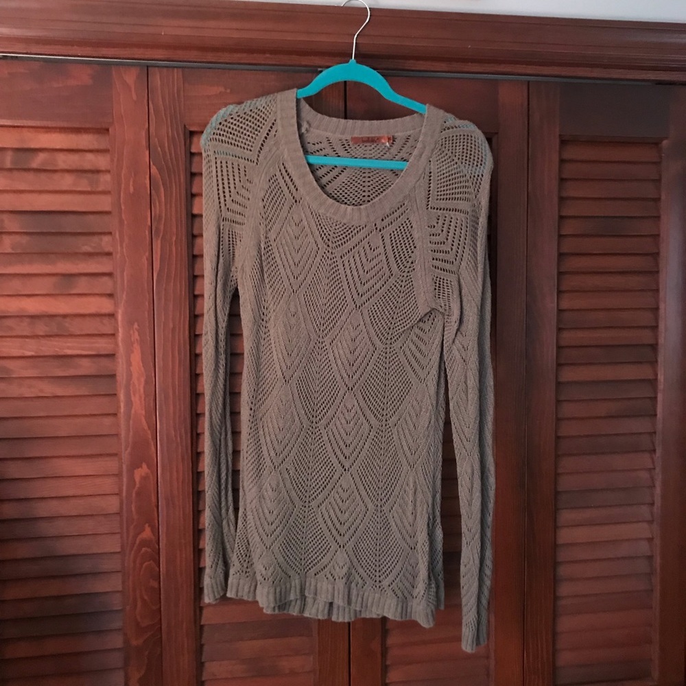 Green/Grey knit sweater